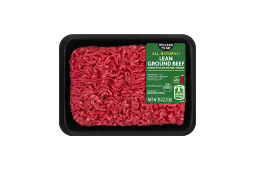 Beef Keema All Natural* 93% Lean/7% Fat Lean Ground Beef, 1 lb Tray